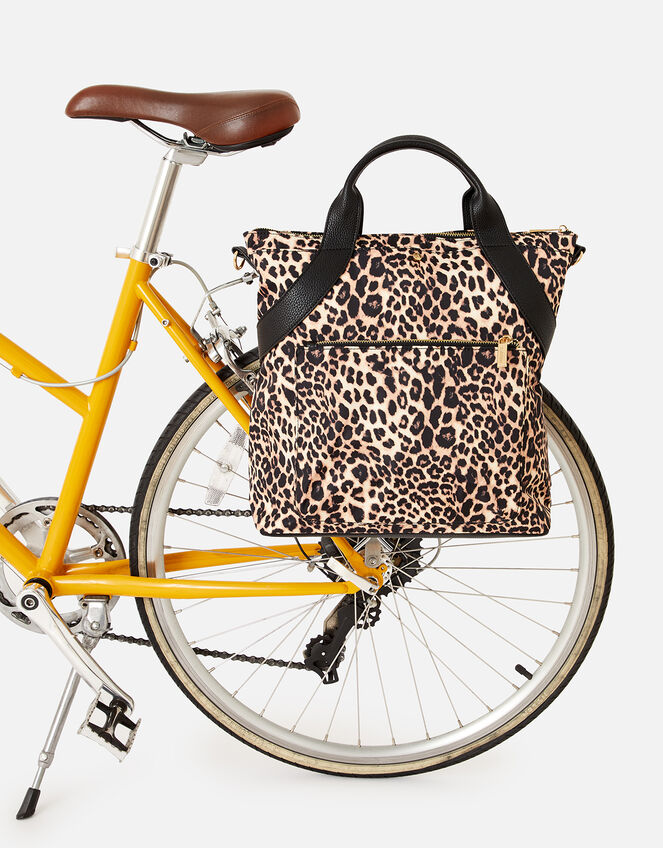 Leopard Bike Bag Pannier , , large