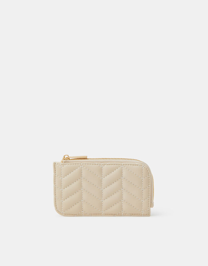 Chevron Quilted Card Holder, , large