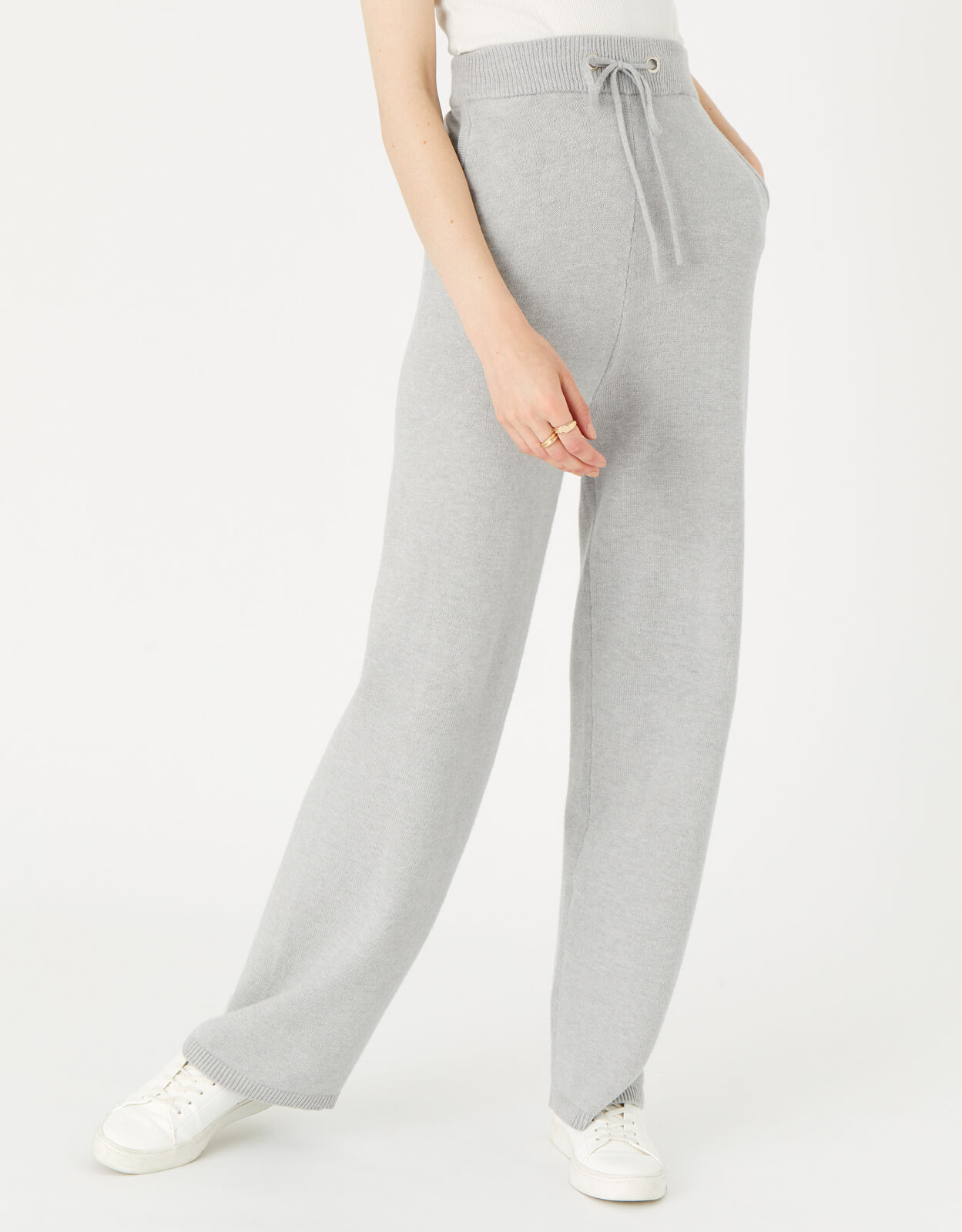 Grey hot sale knit joggers