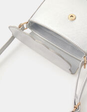Girls Metallic Scallop Bag, , large