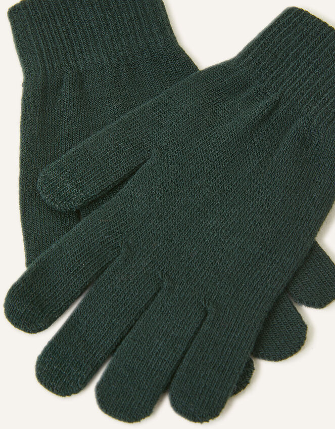 Super-Stretch Touchscreen Gloves, Green (LIGHT GREEN), large