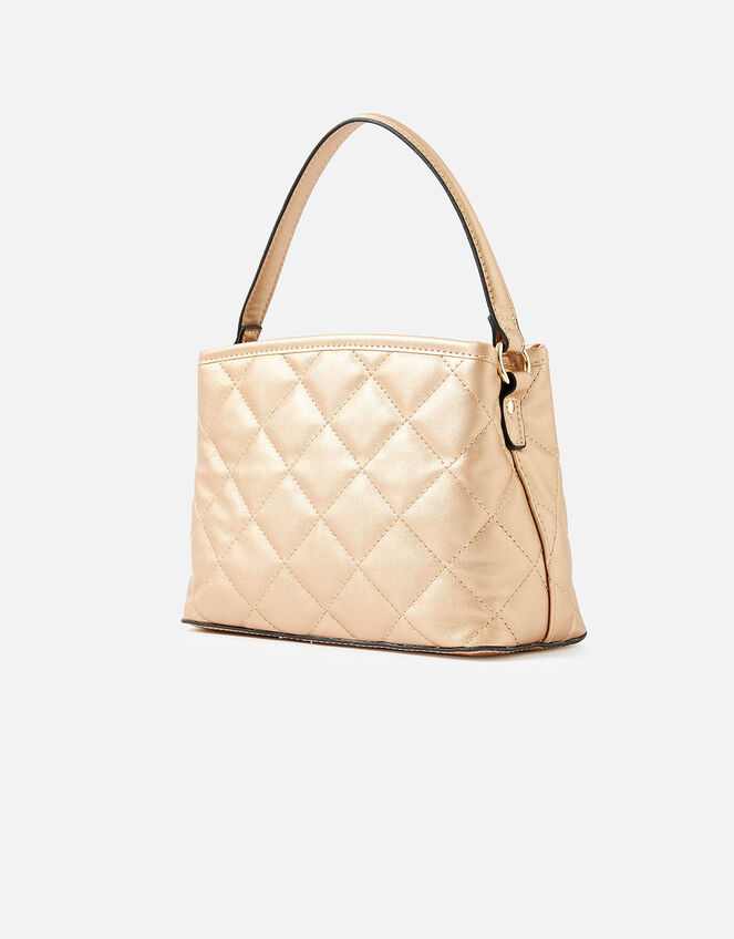 Quilted Handheld Small Bag, , large