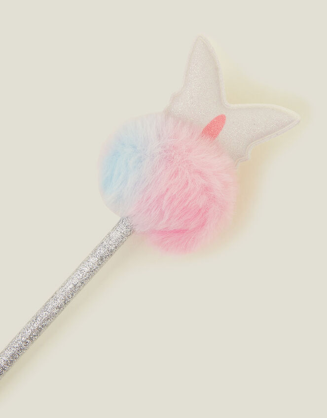 Girls Butterfly Pom-Pom Pencil, , large