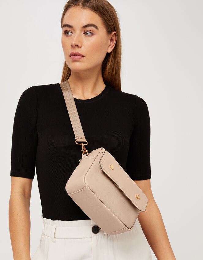 Una Utility Cross-Body Bag, Nude (NUDE), large