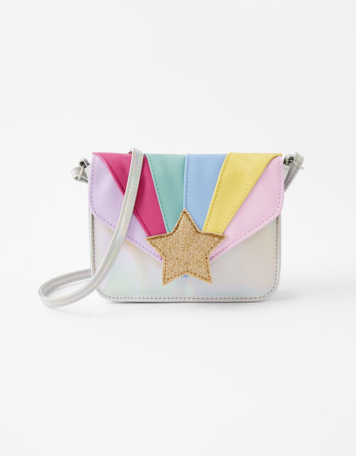 Rainbow Star Cross-Body Bag, , large