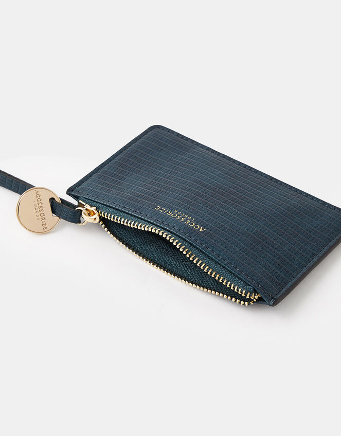 Shoreditch Card Holder with Charm, Teal (TEAL), large