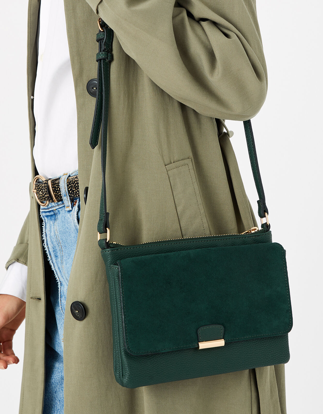 Accessorize green bag clearance