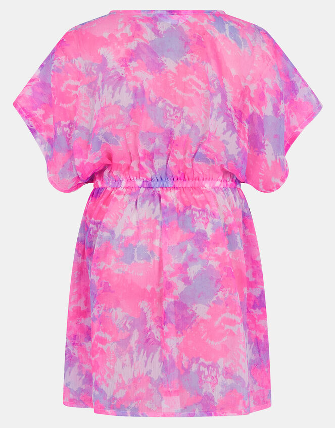 Girls Tie-Dye Kaftan, Multi (BRIGHTS MULTI), large