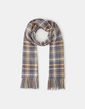 Check Print Blanket Scarf, , large