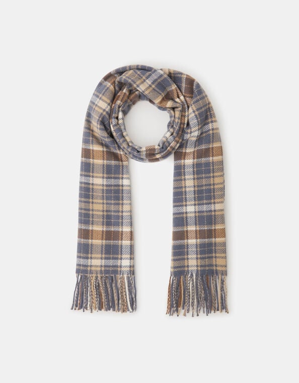 Check Print Blanket Scarf, , large