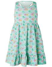 Ombre Animal Print Jersey Dress, Multi (BRIGHTS-MULTI), large