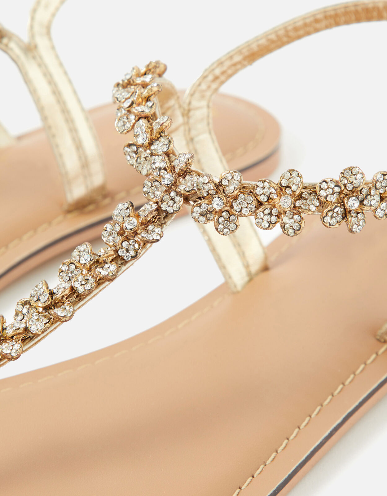 Flower embellished sandals online