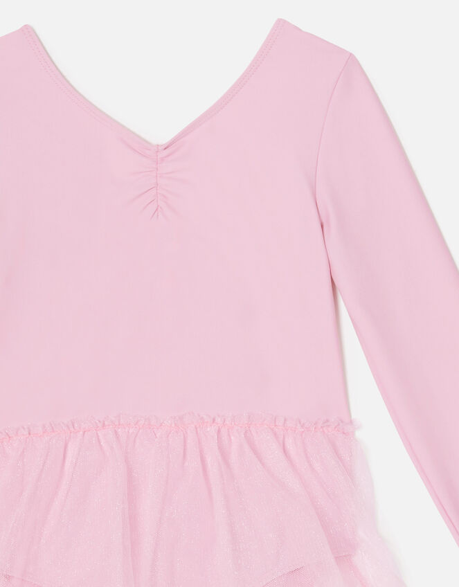 Girls Tutu Leotard, Pink (PINK), large