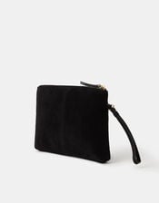 Stud Suede Clutch Bag, , large