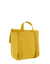 Maud Suede Backpack, Yellow (YELLOW), large