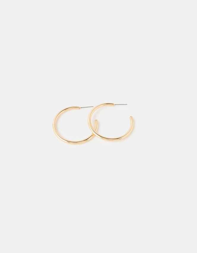 Medium Tube Hoop Earrings, , large