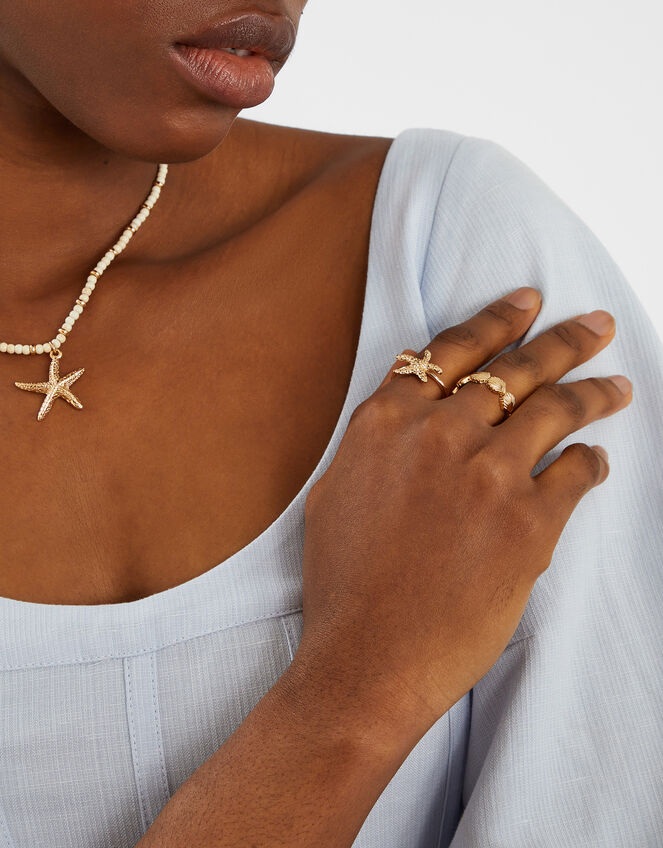 2-Pack Ocean Rings, Gold (GOLD), large