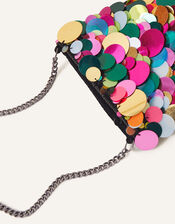 Sequin Phone Cross-Body Bag, , large