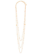 Beaded Layered Rope Necklace, , large