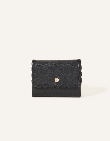 Whipstitch Small Purse Black, Black (BLACK), large