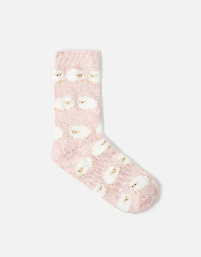 Fluffy Sheep Ankle Socks, , large