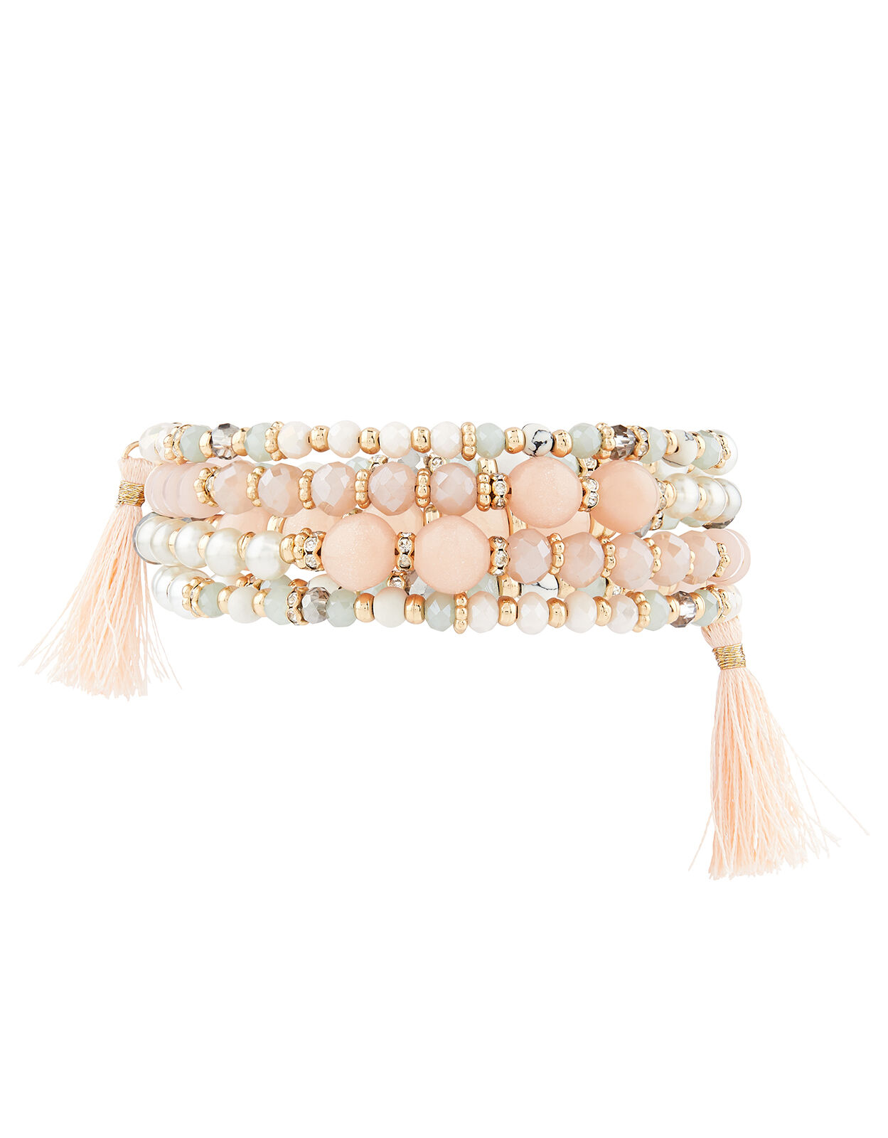 Beaded tassel clearance bracelet