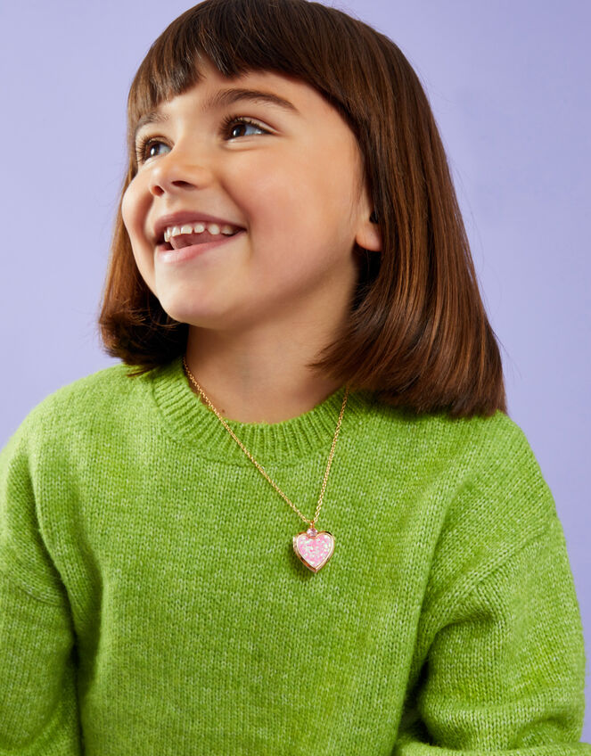 2-Pack Girls Friendship Locket Necklace, , large