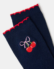 Cherry Bow Socks, , large
