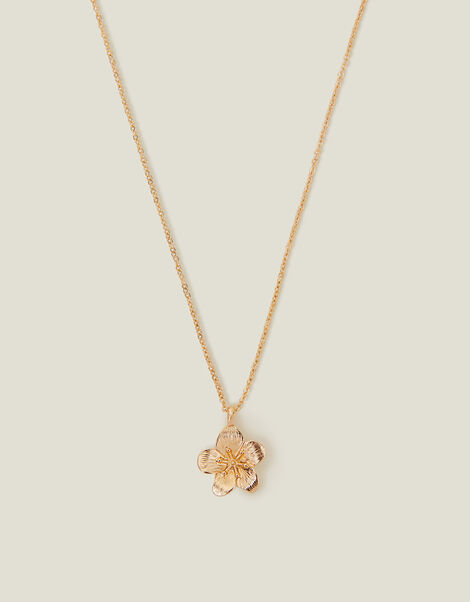 Flower Pendant Necklace, , large