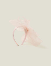 Mia Mini Crin Fascinator, Pink (PALE PINK), large