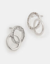 Infinity Pavé Drop Earrings, , large