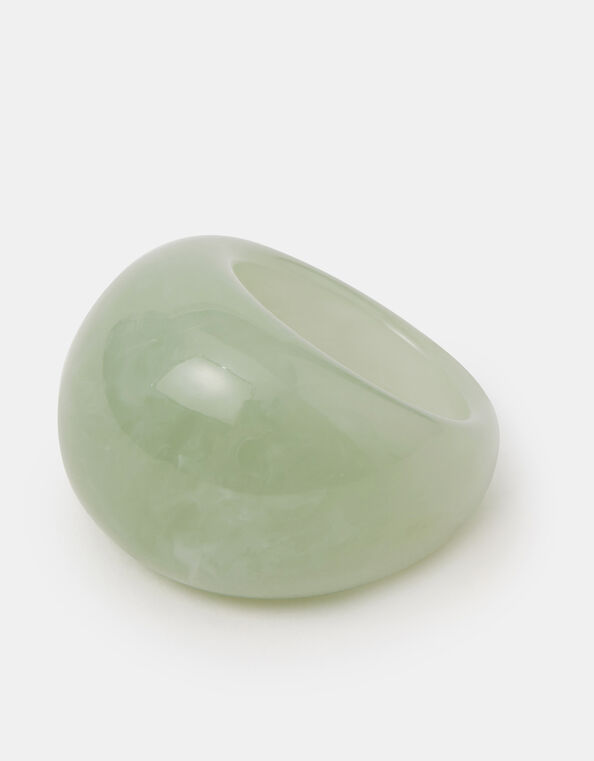 Chunky Resin Ring, Green (GREEN), large