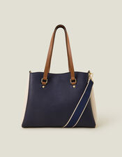 Colour Block Shoulder Bag, , large