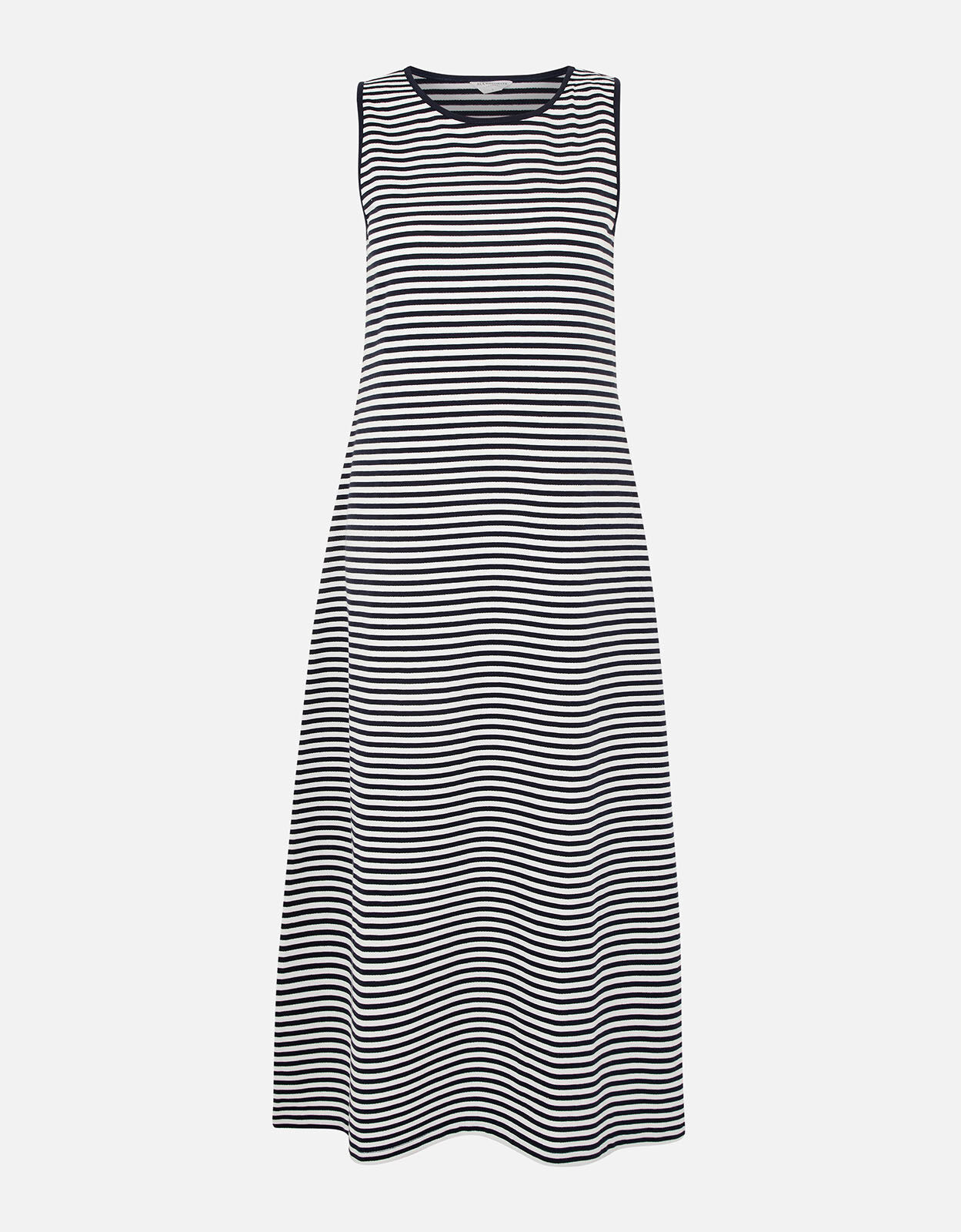 Stripe Jersey Vest Dress Blue