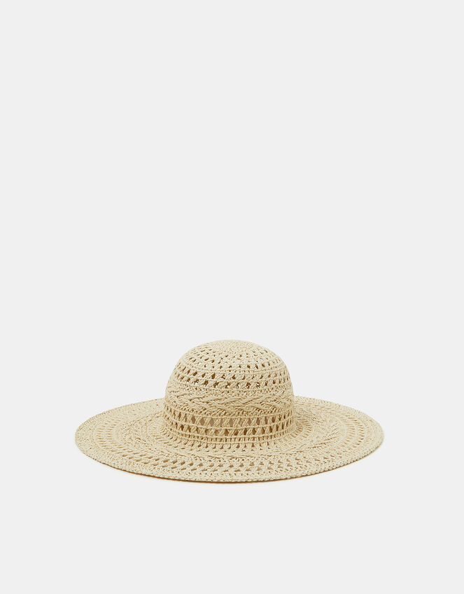 Crochet Floppy Hat, , large