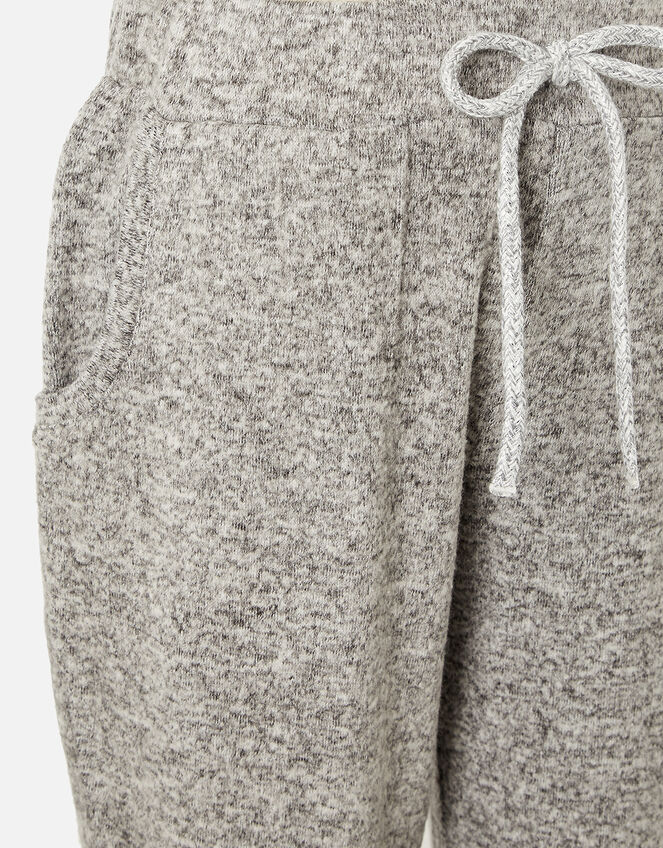 Girls Marl Joggers, Grey (GREY), large