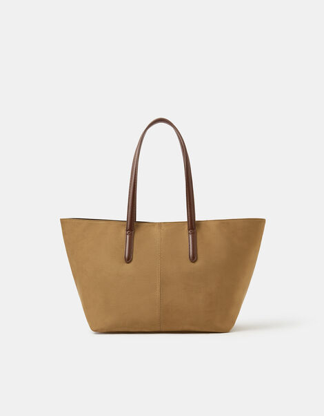 Suedette Tote Bag, , large