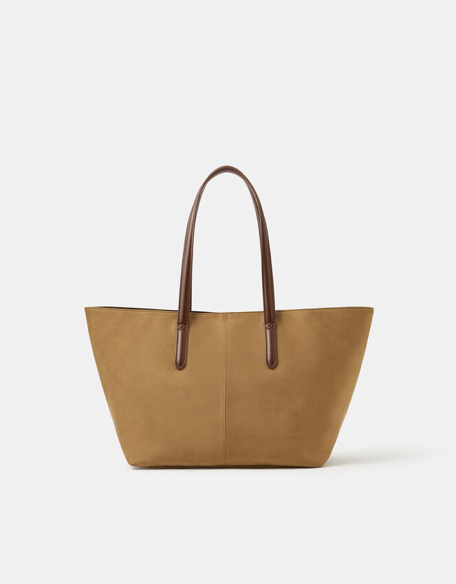 Suedette Tote Bag, , large