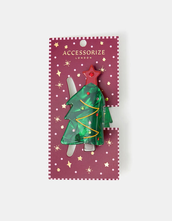 Christmas Tree Claw Clip, , large