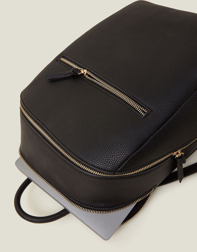 Smart Zip Around Backpack, Black (BLACK), large