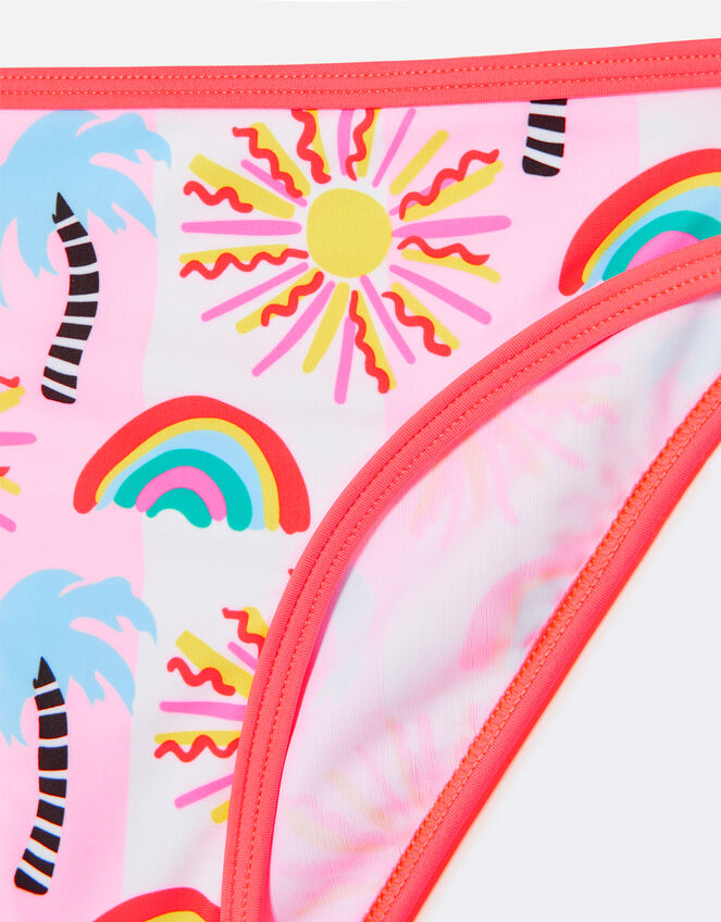 Summer Palm Tree Bikini Set, Multi (BRIGHTS-MULTI), large
