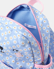 Girls Daisy Print Cat Backpack, , large