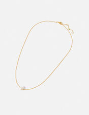 Gold Vermeil Single Pearl Necklace, , large