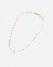 Gold Vermeil Single Pearl Necklace, , large