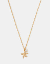 Starfish Pearl Pendant Necklace, , large