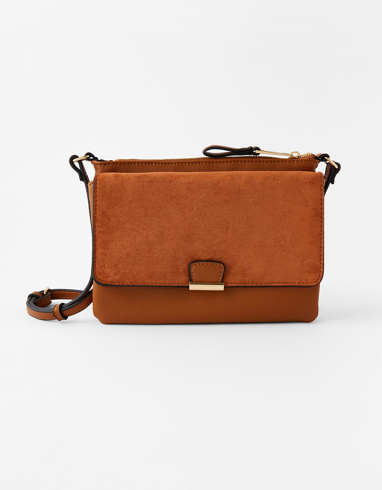 tan crossbody handbag