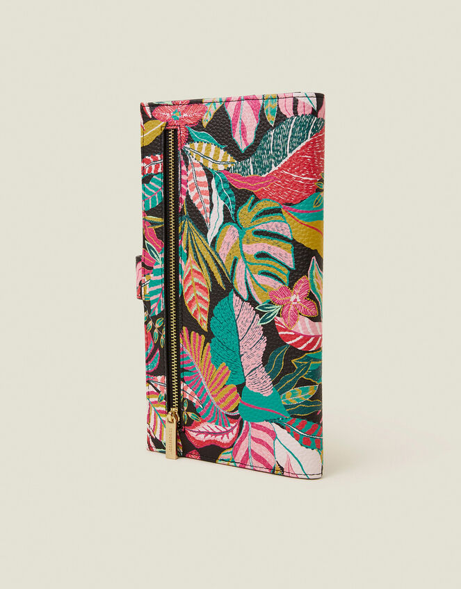 Tropical Print Travel Wallet, , large
