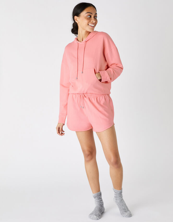 Plain Hoody, Orange (CORAL), large