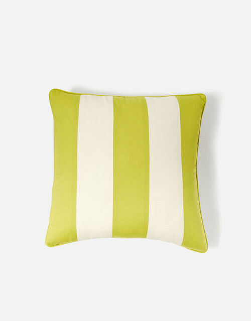 Hampton Stripe Cushion Cover, Green (LIME), large