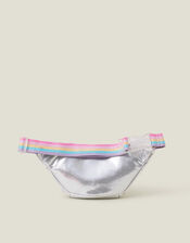 Girls Metallic Bum Bag, , large